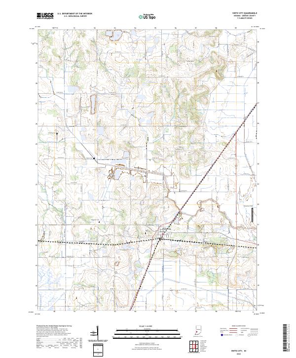 USGS Topographic Map – Switz City