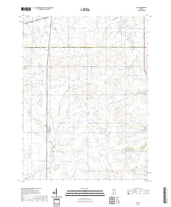 USGS Topographic Map – Tab