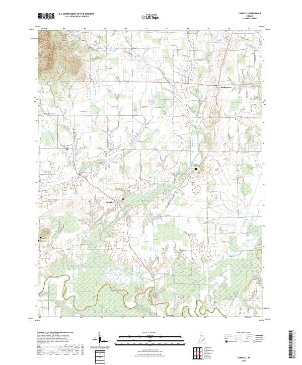 USGS Topographic Map – Tampico