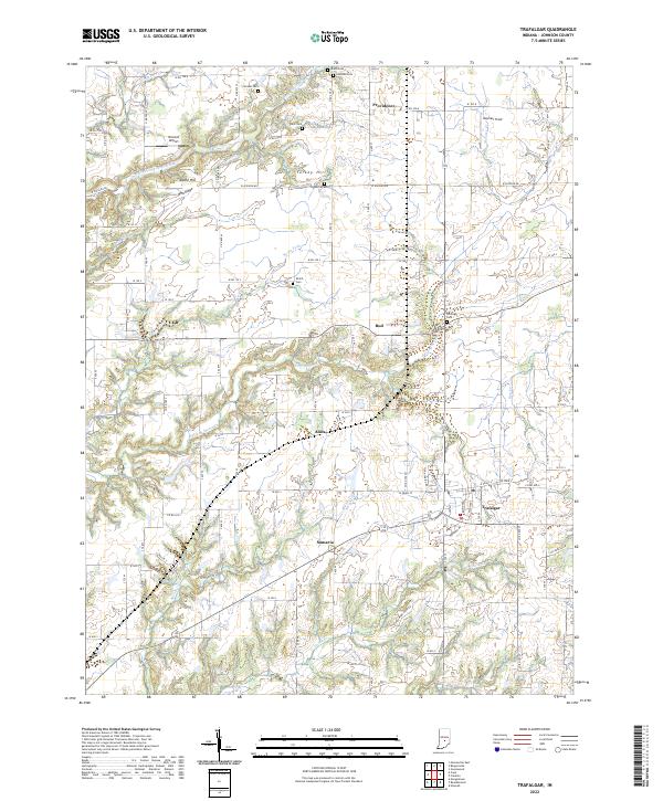 USGS Topographic Map – Trafalgar