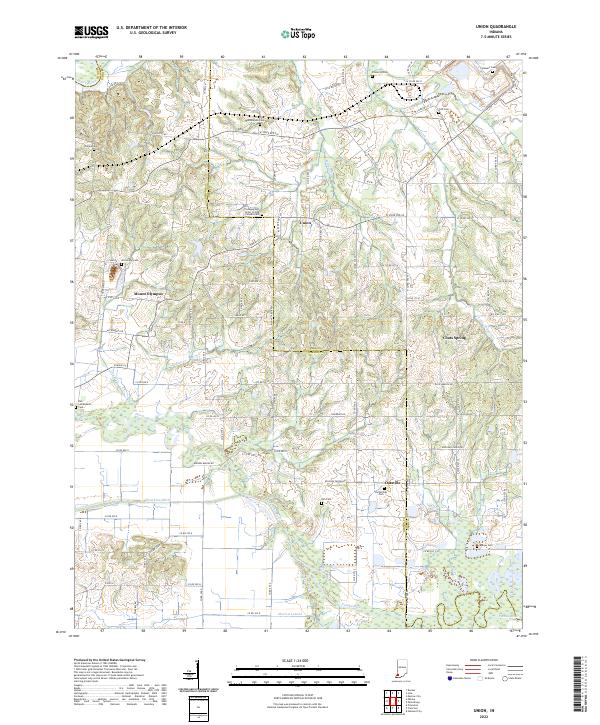 USGS Topographic Map – Union