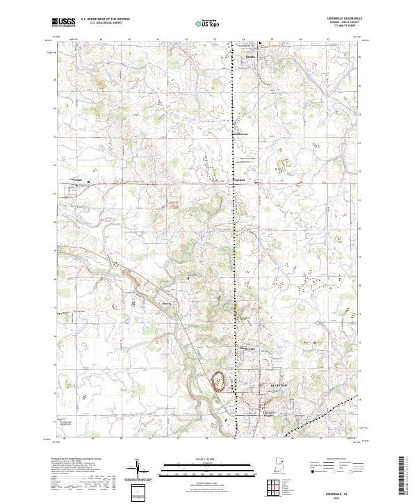 USGS Topographic Map – Uniondale