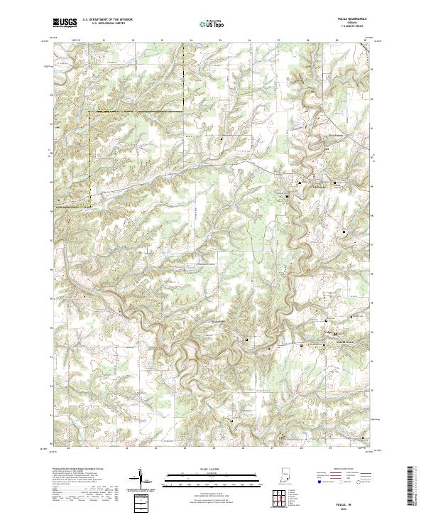 USGS Topographic Map – Volga