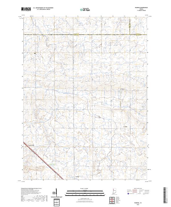 USGS Topographic Map – Wadena