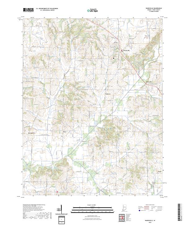 USGS Topographic Map – Wadesville
