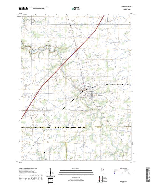 USGS Topographic Map – Warren
