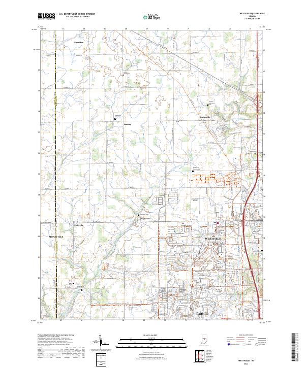 USGS Topographic Map – Westfield