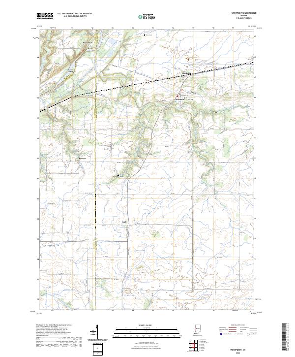 USGS Topographic Map – Westpoint
