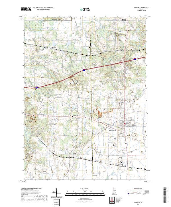 USGS Topographic Map – Westville