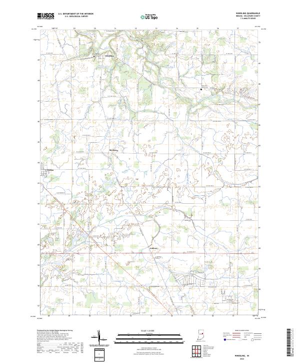 USGS Topographic Map – Wheeling