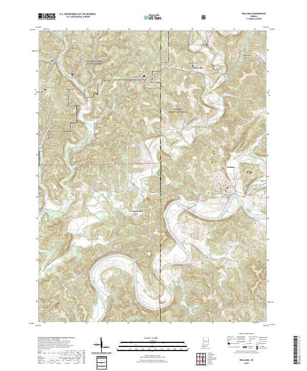 USGS Topographic Map – Williams