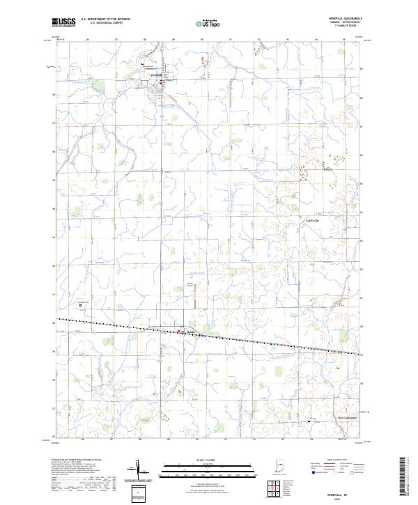 USGS Topographic Map – Windfall