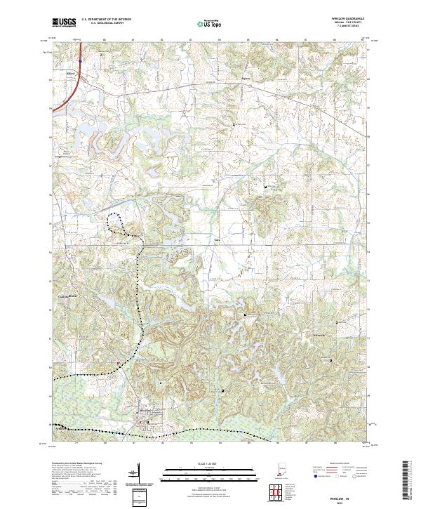USGS Topographic Map – Winslow
