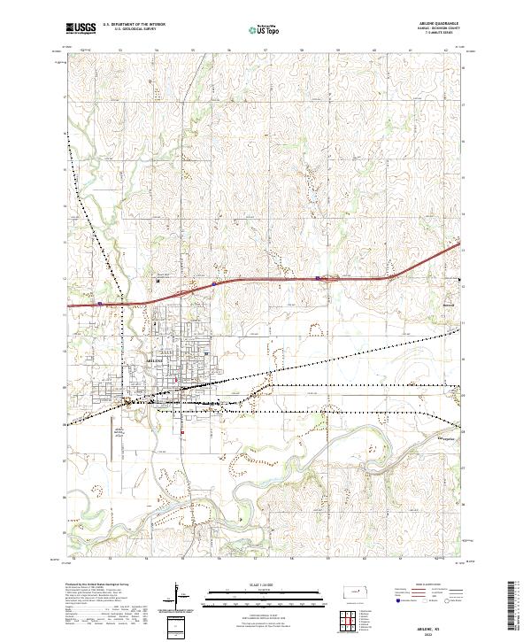 USGS Topographic Map – Abilene