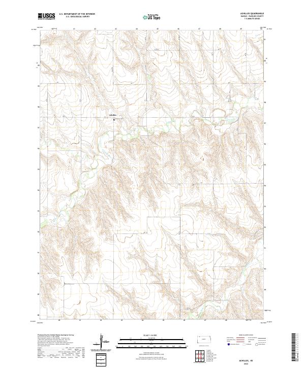 USGS Topographic Map – Achilles