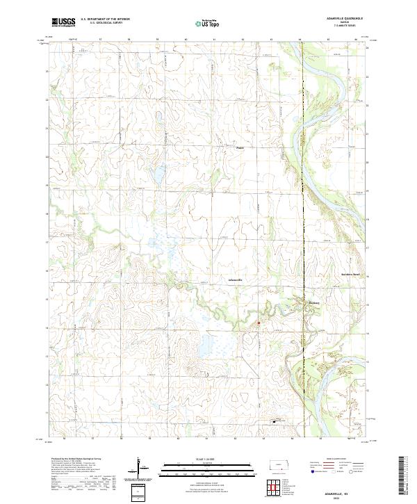 USGS Topographic Map – Adamsville
