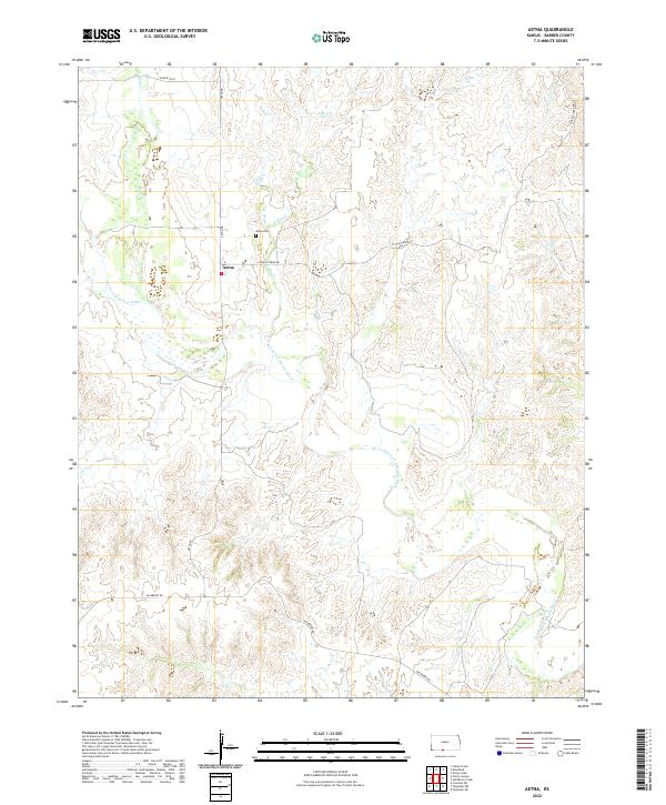USGS Topographic Map – Aetna