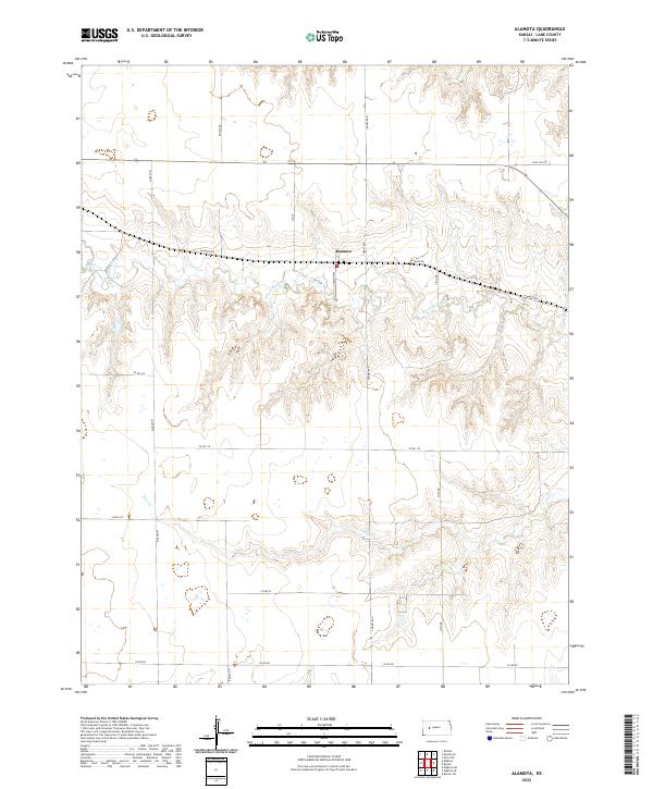 USGS Topographic Map – Alamota