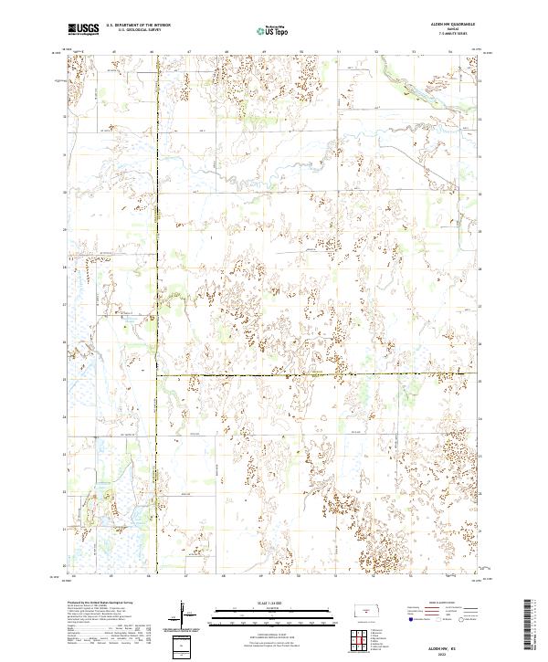 USGS Topographic Map – Alden NW