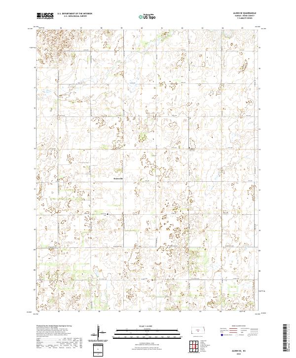 USGS Topographic Map – Alden SE