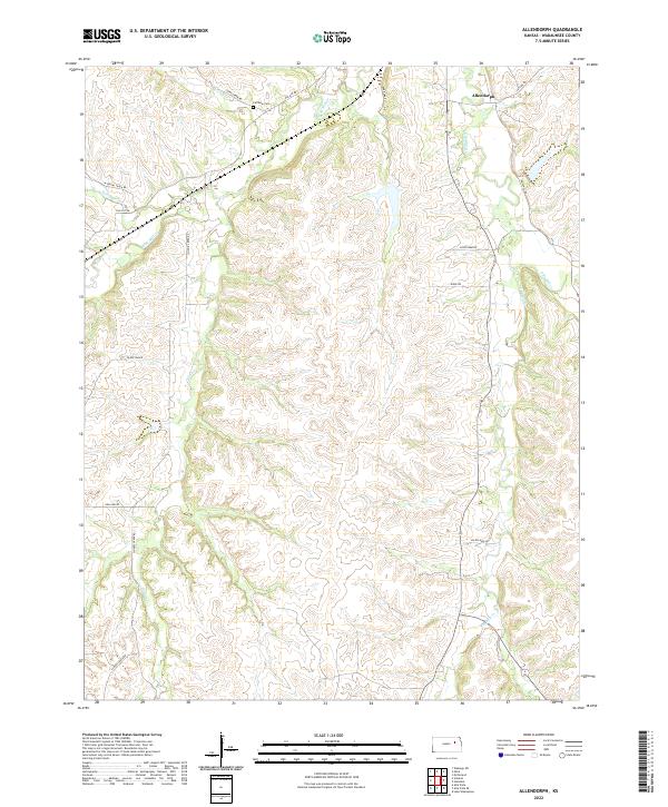 USGS Topographic Map – Allendorph