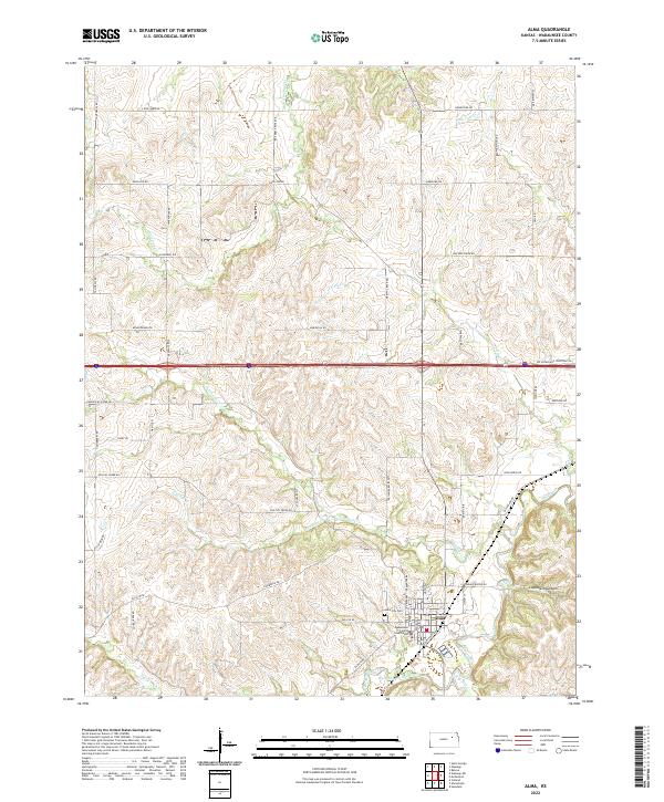 USGS Topographic Map – Alma