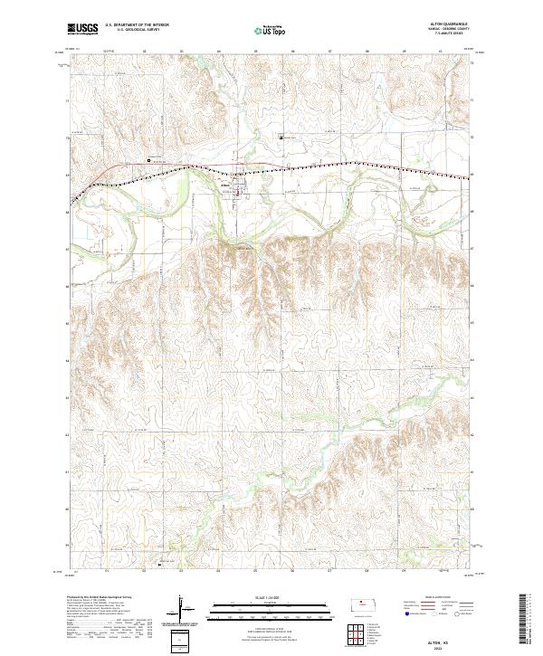 USGS Topographic Map – Alton