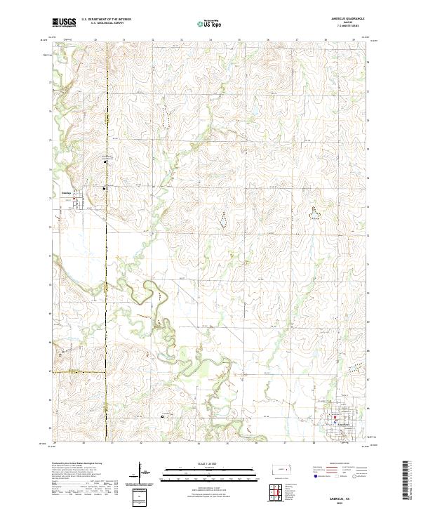 USGS Topographic Map – Americus