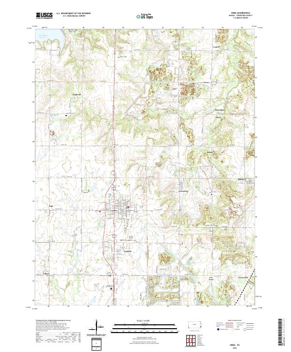 USGS Topographic Map – Arma