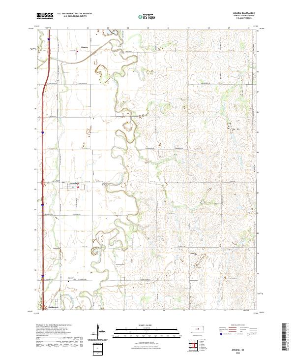 USGS Topographic Map – Assaria
