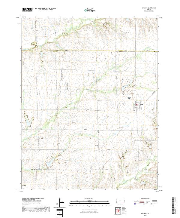 USGS Topographic Map – Atlanta