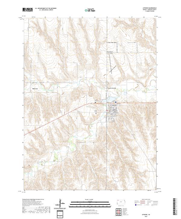 USGS Topographic Map – Atwood