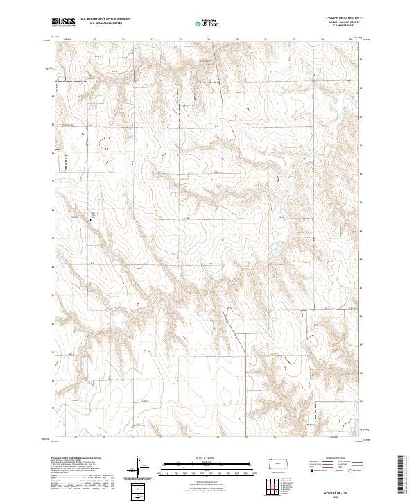 USGS Topographic Map – Atwood NE