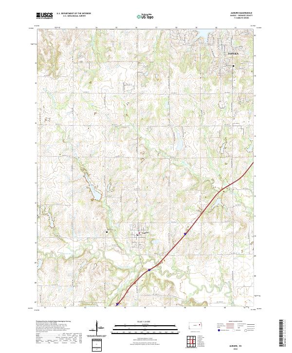 USGS Topographic Map – Auburn