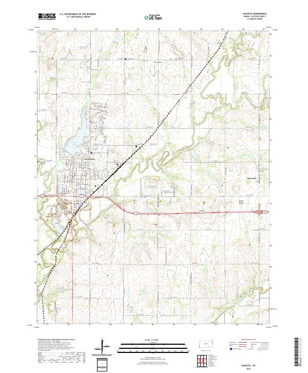 USGS Topographic Map – Augusta