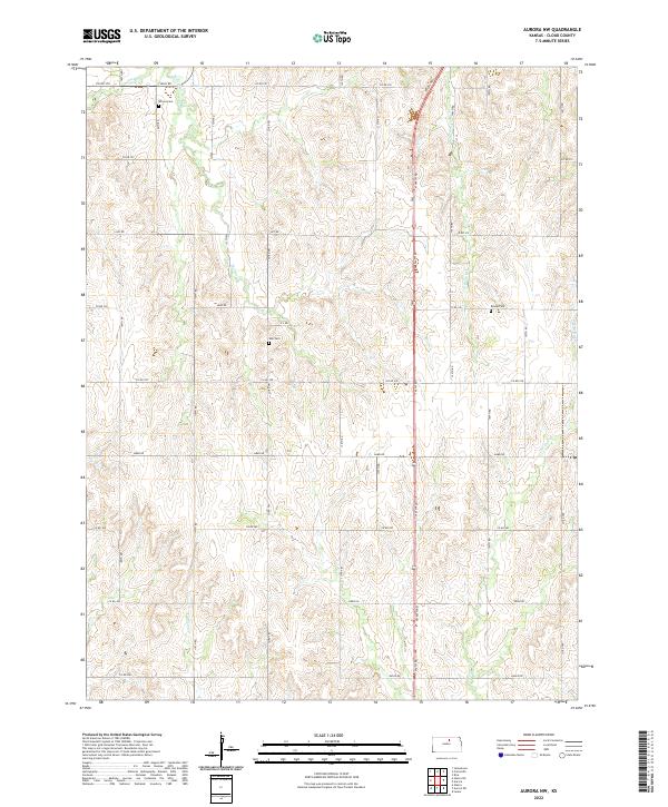 USGS Topographic Map – Aurora NW