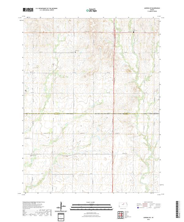 USGS Topographic Map – Aurora SW