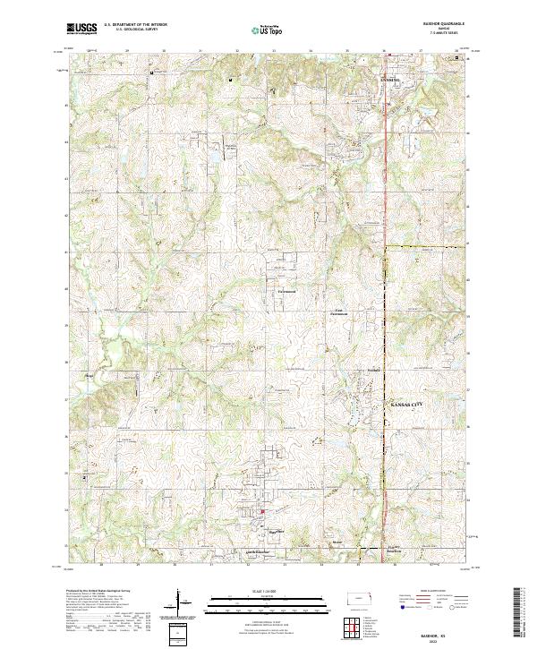 USGS Topographic Map – Basehor