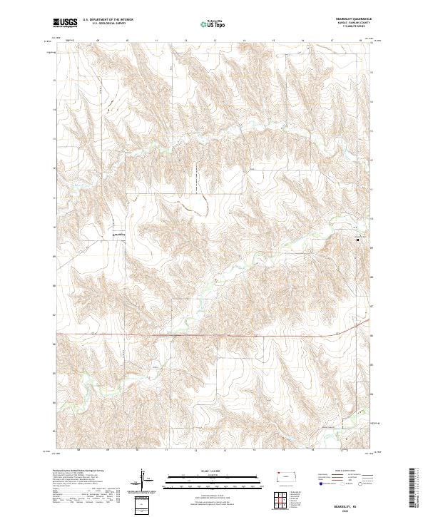 USGS Topographic Map – Beardsley