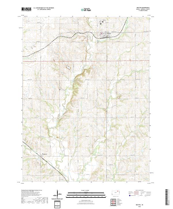 USGS Topographic Map – Beattie