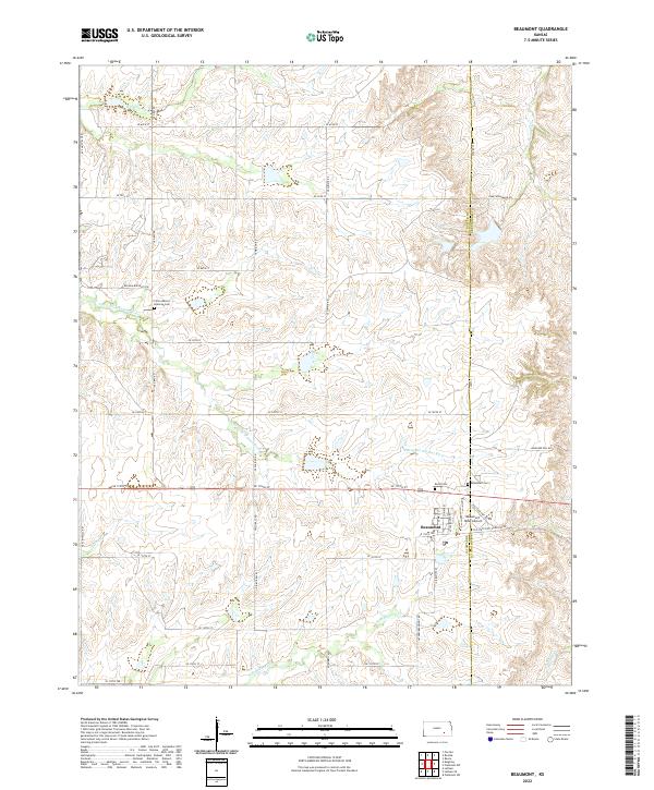 USGS Topographic Map – Beaumont
