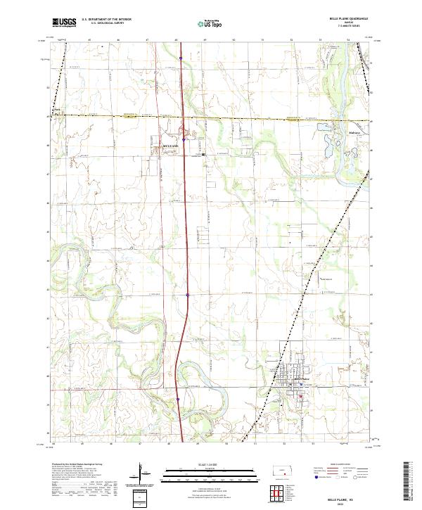 USGS Topographic Map – Belle Plaine