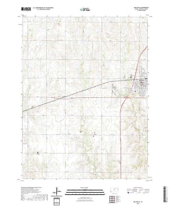USGS Topographic Map – Belleville
