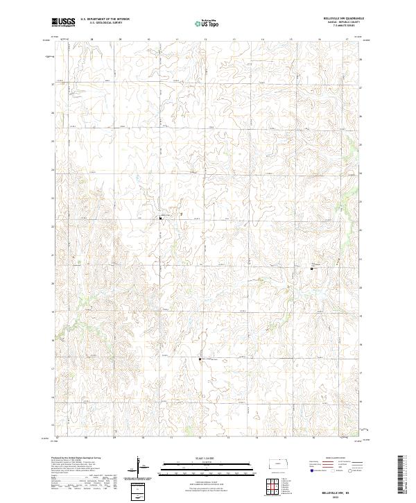 USGS Topographic Map – Belleville NW