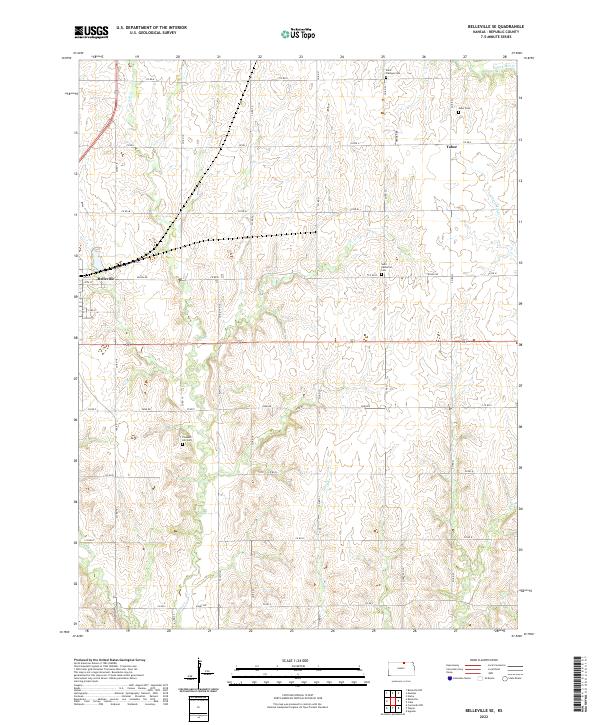 USGS Topographic Map – Belleville SE