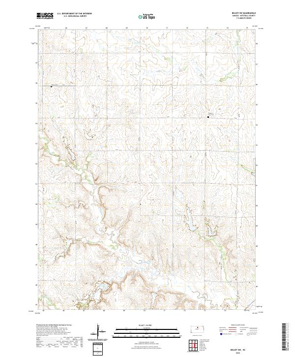 USGS Topographic Map – Beloit SW