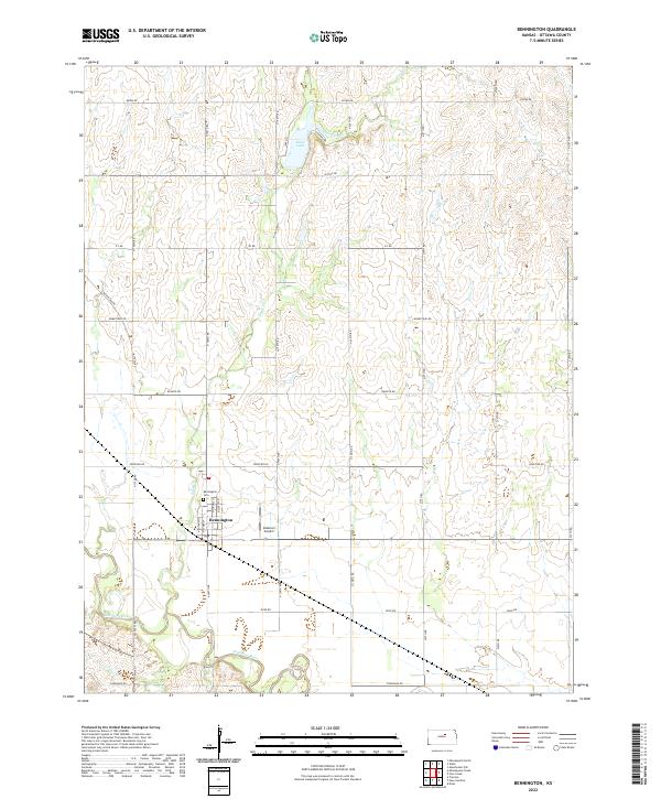 USGS Topographic Map – Bennington