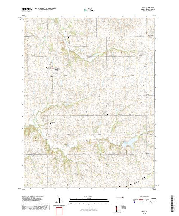 USGS Topographic Map – Bern
