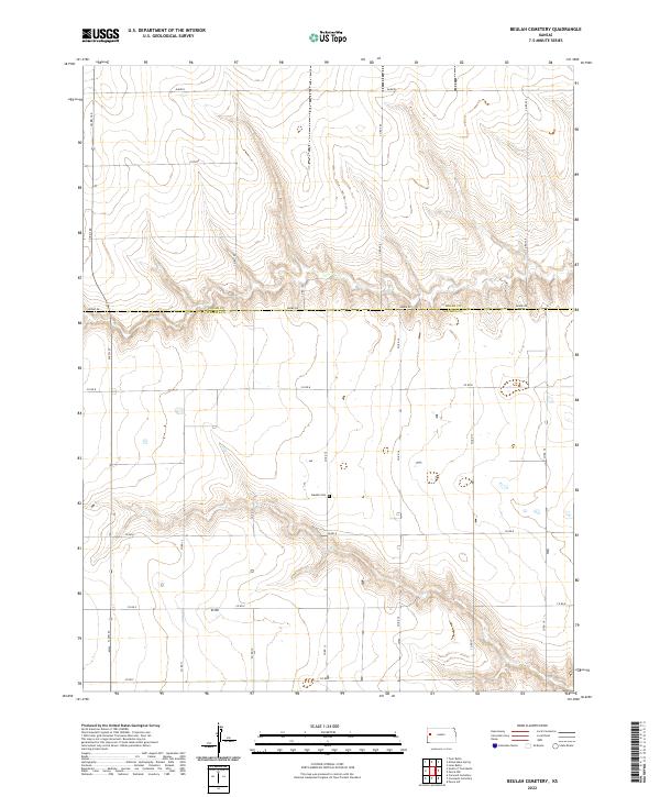 USGS Topographic Map – Beulah Cemetery