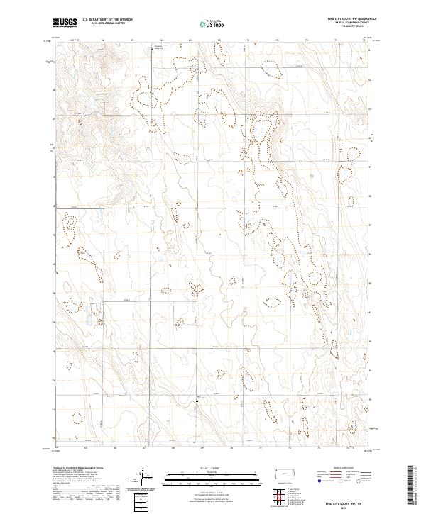 2022 Map of Bird City South NW, 2022 Print